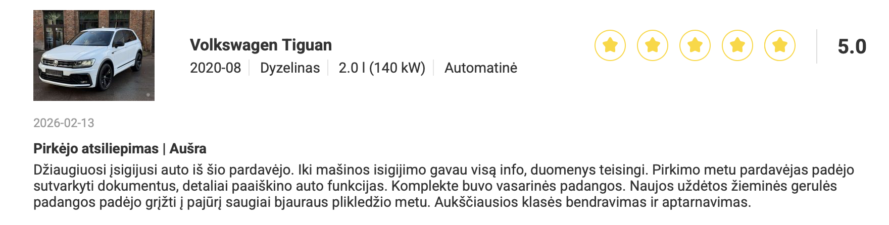 Atsiliepimas 5
